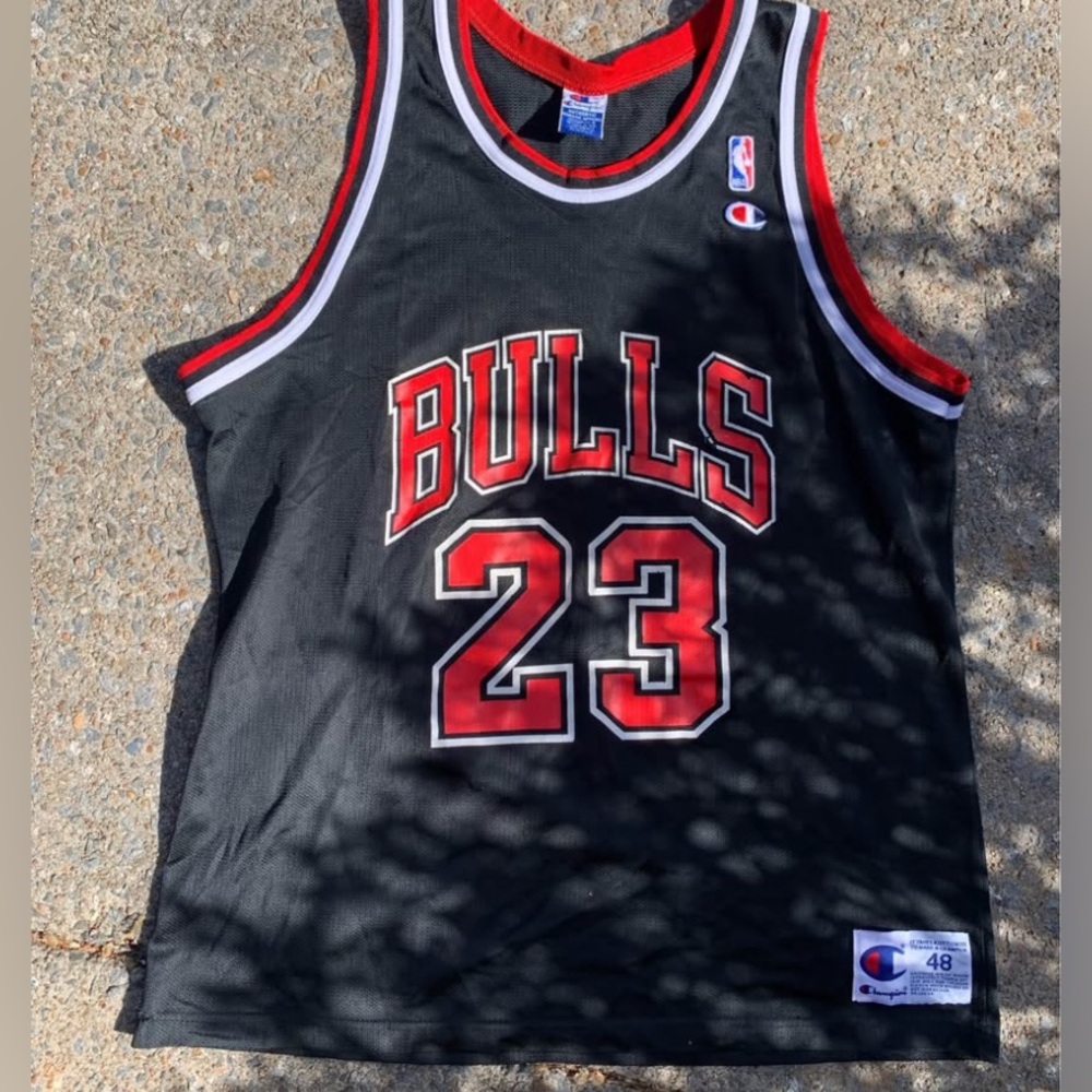 vintage Nike Chicago Bulls Michael Jordan #23 Basketball Jersey NBA Shirt #48